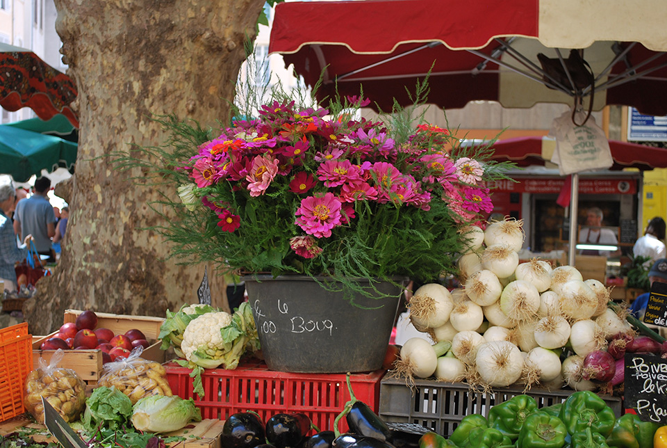 aix marché fleurs